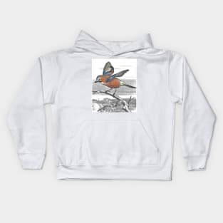 Beautiful bird Kids Hoodie